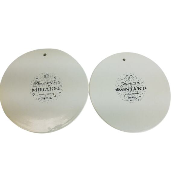 Bjorn Wiinblad Birthday Wall Plaque Denmark, January and December - Picture 6 of 7